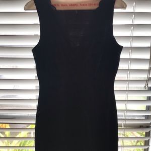 Daisy Fuentes little black dress